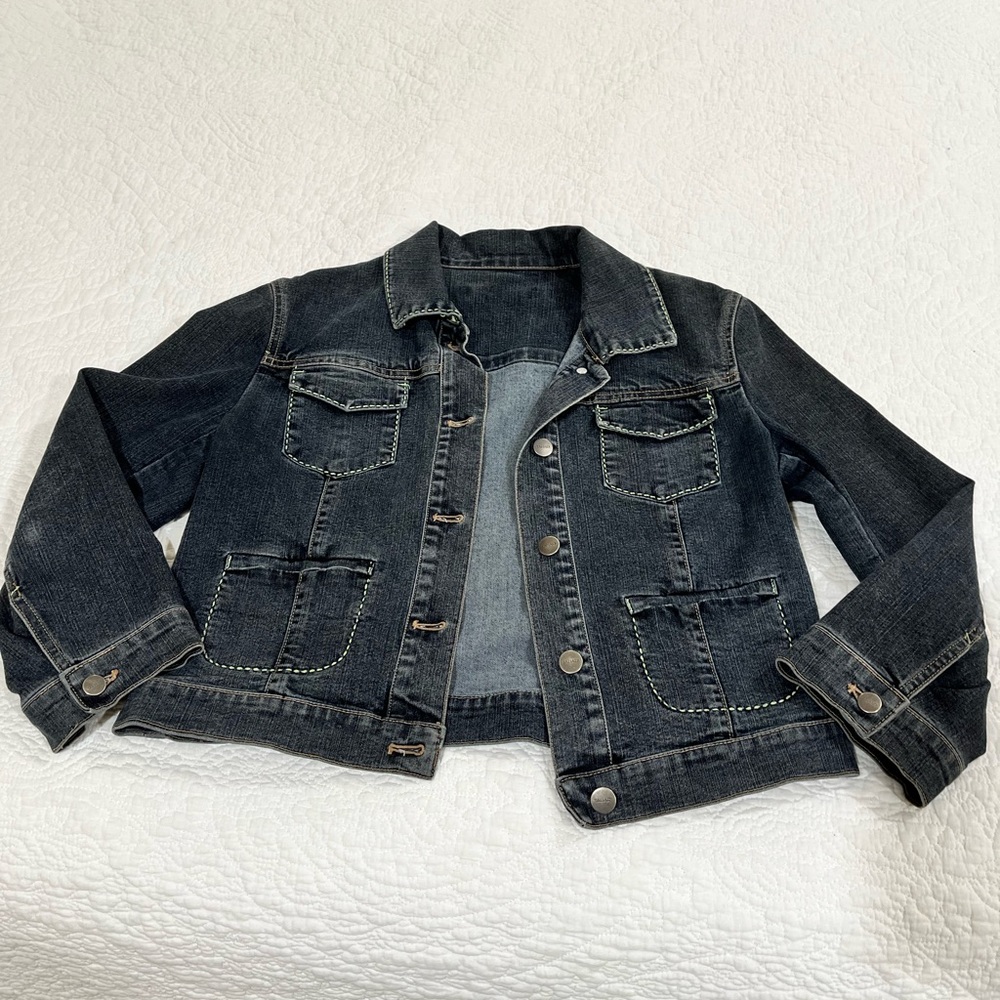 Tahari Jean Jacket